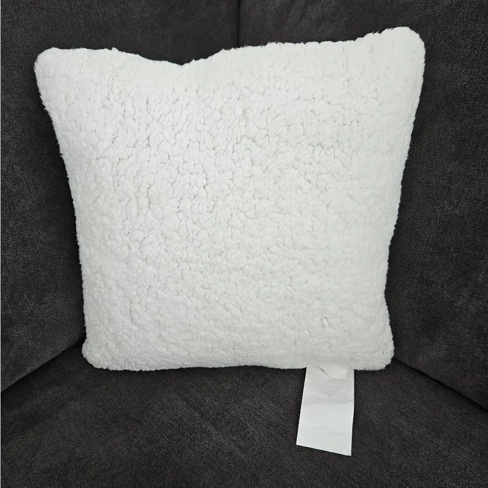 Cuddl Duds Cozy Snowman And Snowflake Throw Pillow